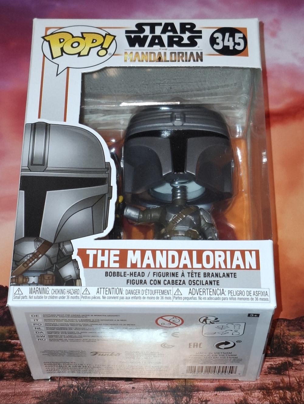 Funko Pop! Vinyl: Disney Star Wars The Mandalorian Bobble-Head #345 BNIB
